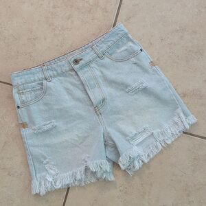 Chelsea and Violet Denim Cut Off Button Fly Jean Shorts - Size 27